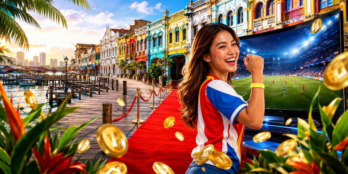 Suasana pertaruhan kasino di Penang dengan gaya Melayu tempatan